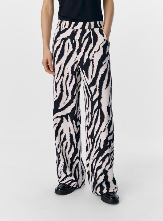 Image du produit Object Pantalon imprimé léopard à jambe large (36)