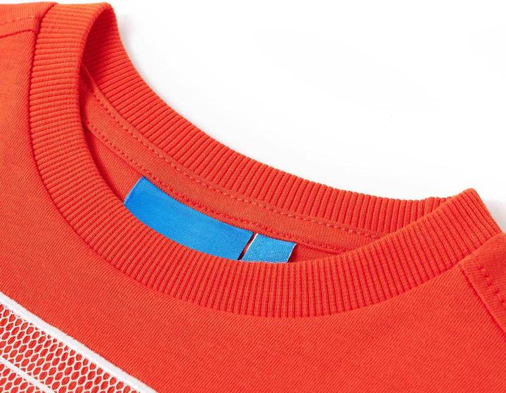 Immagine prodotto VidaXL Camicia da bambino a maniche lunghe arancione chiaro 140,Materiale: 100 (140)