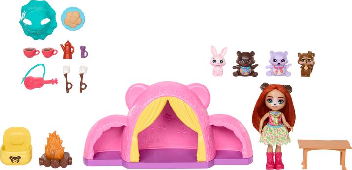 Actual product image Enchantimals Tent Camping Cuddlers Playset