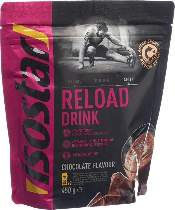 Immagine prodotto Isostar Reload Drink (Cioccolato, 1 pz., 450 g)