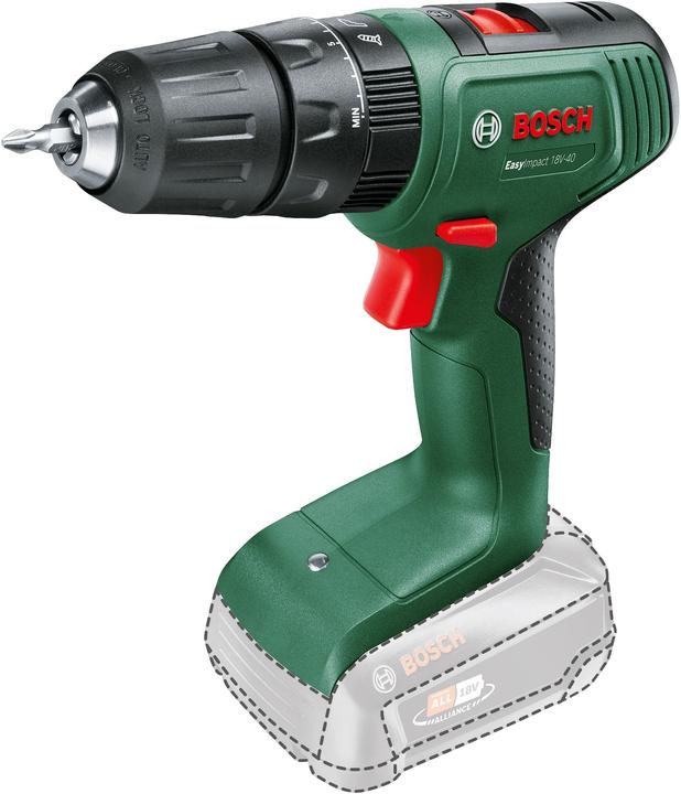 Cardboard box, 1 x screwdriver bit, 1 x EasyImpact 18V-40