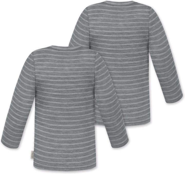 Produktbild Normani 2er Pack Baby Merino Longsleeve „Taupo" - 9465 (104)