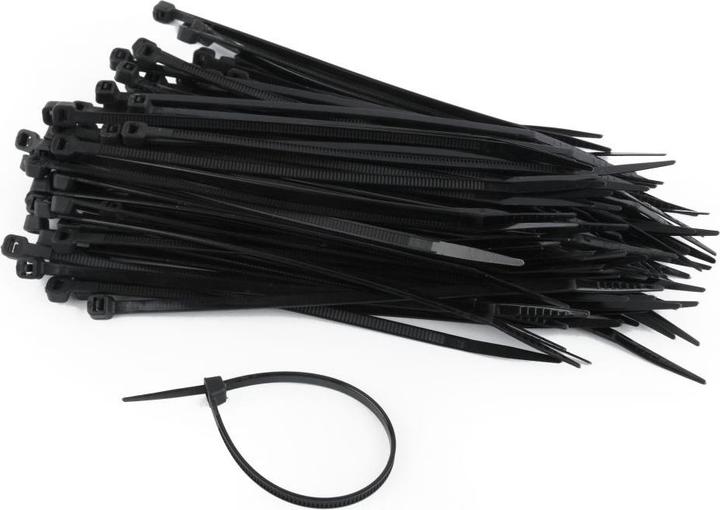 Produktbild Gembird Nylon Kabelbinder 150 mm x 3,6 mm, Beutel 100 Stück (Kunststoffkabelbinder, 150 mm, 100 Stk.)