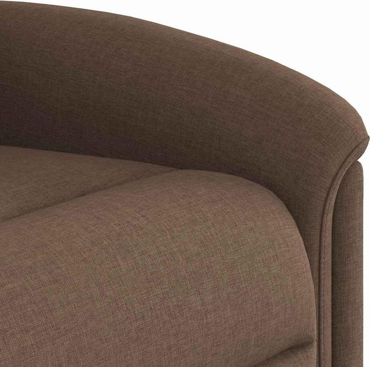 Immagine prodotto VidaXL Poltrona massaggiante con ausilio stand-up in tessuto marrone