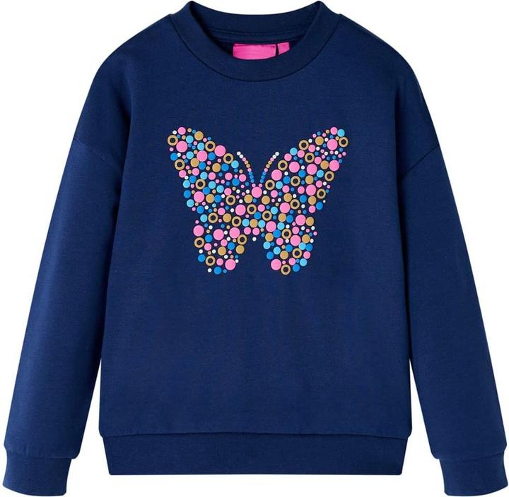 Immagine prodotto VidaXL Felpa da bambino blu navy 128,Materiale: 95 % cotone. 5 (128)