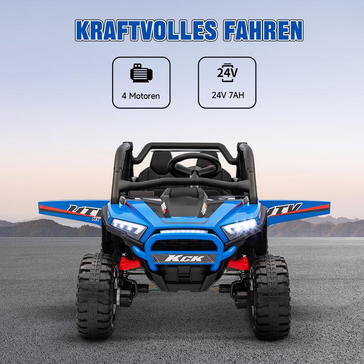 Produktbild Aiyaplay Elektro Kinderauto Kunststoff, Metall Blau (24 V)