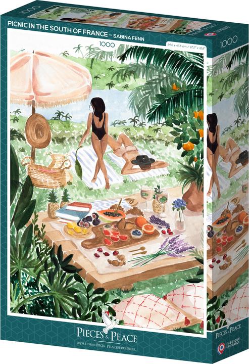 Pieces & Peace Puzzle 1000 pieces Picnic in the South of France (1000 Teile)