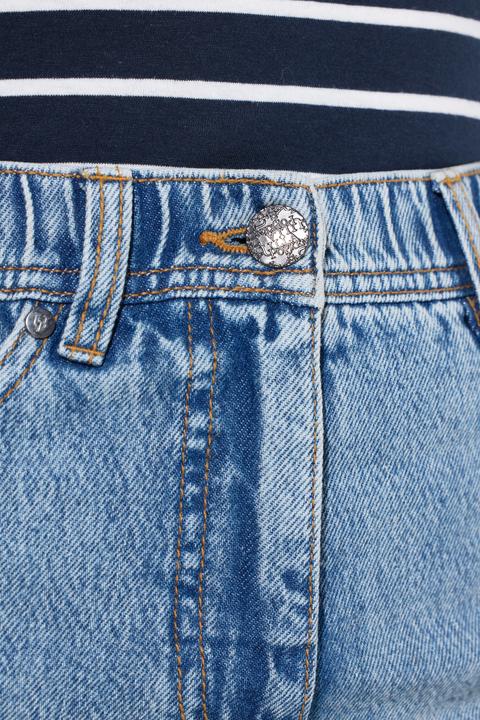 Produktbild Ulla Popken Mom-Jeans, schmaler Saum, Lyocellmix-Denim (62)
