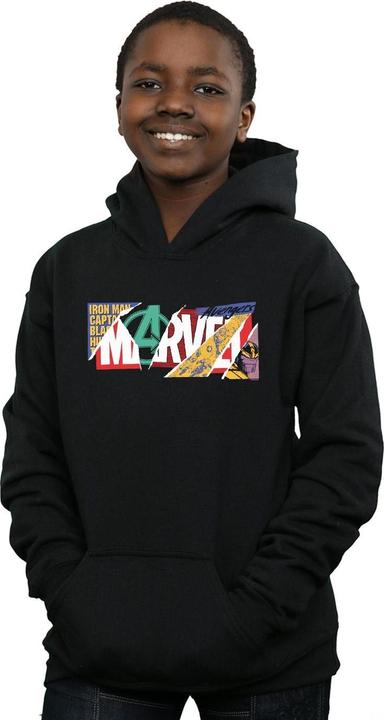 Collage Logo Kapuzenpullover Jungen