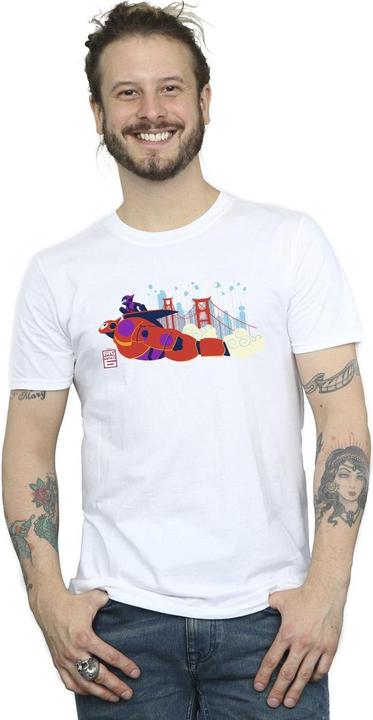 Immagine prodotto Disney Big Hero 6 Baymax Hiro Bridge Maglietta Uomo (XL)