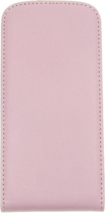 Produktbild OEM Slim Leder Flip Case Galaxy S5 mini - rosa (Samsung Galaxy S5 Mini)