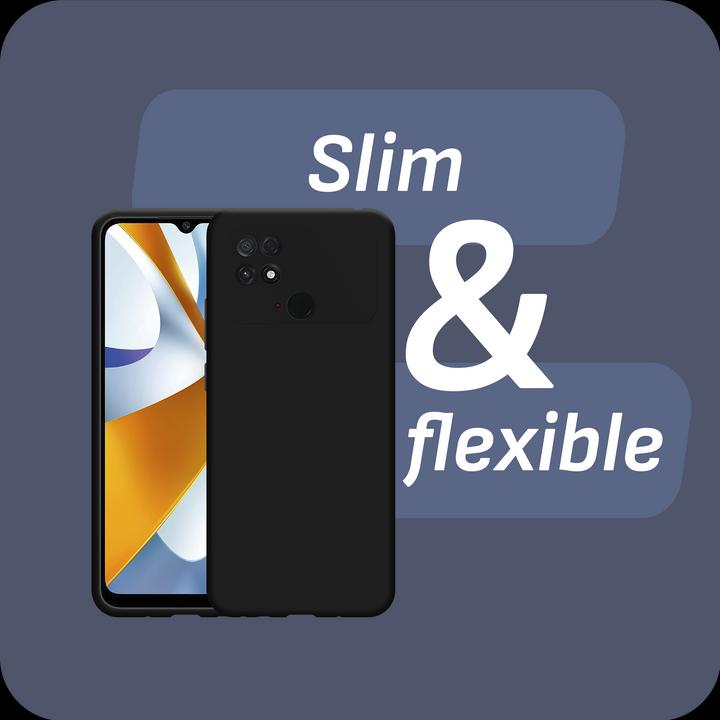 Produktbild Cazy Silikon Hülle Kompatibel mit Poco C40 - Soft TPU Schutz - (Xiaomi Poco C40)