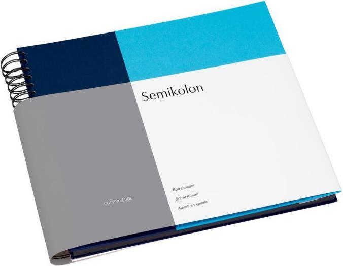 Produktbild Semikolon Spiralalbum marine aqua (37 x 29 cm)