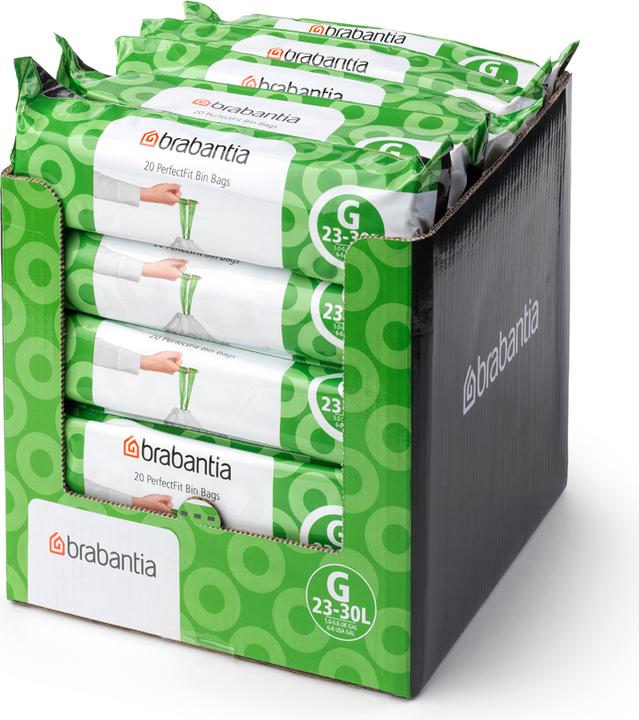 Actual product image Brabantia PerfectFit Bags (20 x, 30 l)