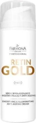 Actual product image Farmona PROFESSIONAL Retin Gold Smoothing&Illuminating Anti-Ageing Cream cream wygładzająco-lifti (150 ml, 24h cream)