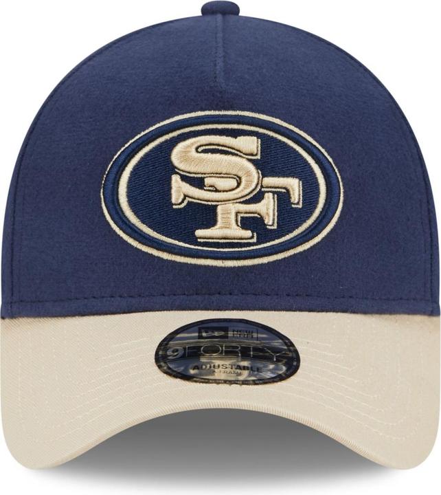 Actual product image New Era A-Frame 9Forty Cap MOLESKIN San Francisco 49ers navy (One size)