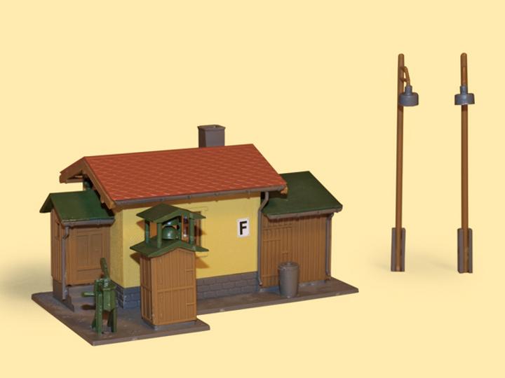 Actual product image Auhagen 11322 H0 Route guard house