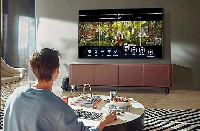 Actual product image Samsung QE55Q70A (55", QLED, 4K, 2021)