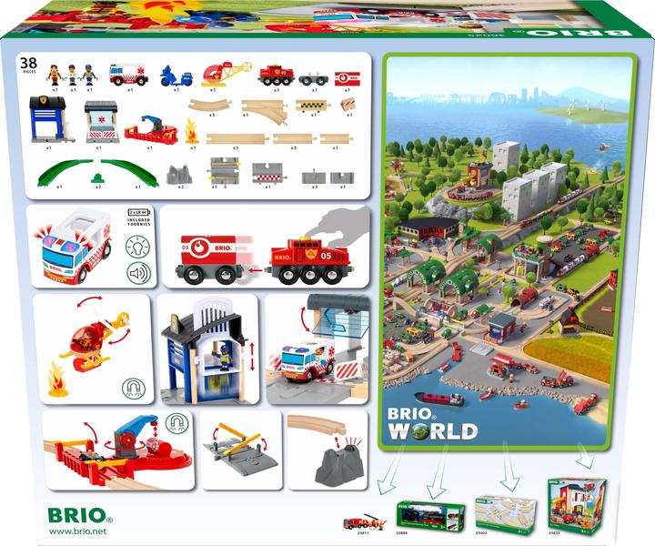 Immagine prodotto Brio Set di treni della squadra di salvataggio