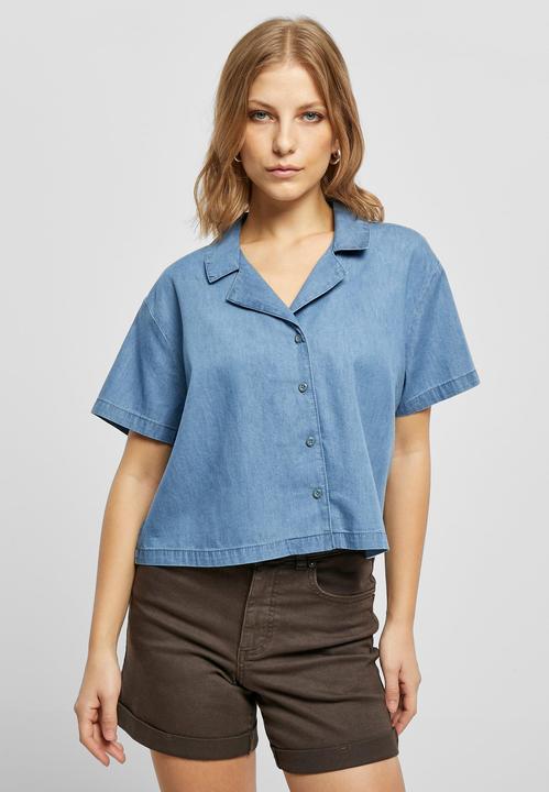 Immagine prodotto Urban Classics Ladies Light Denim Resort Shirt (XS)