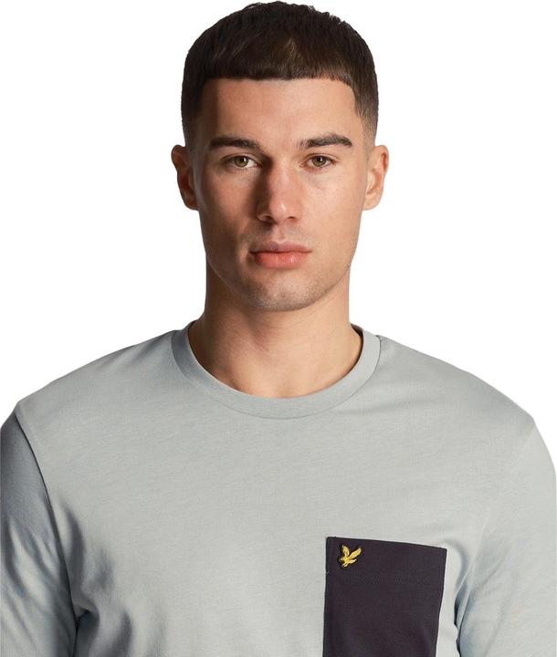 Actual product image Lyle and Scott t-hirt with pocket lyle & cott contrat (S)