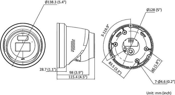 Productafbeelding Hikvision DS-2CD2387G2H-LISU/SL(2.8)/eF/ (3840 x 2160 Pixels)
