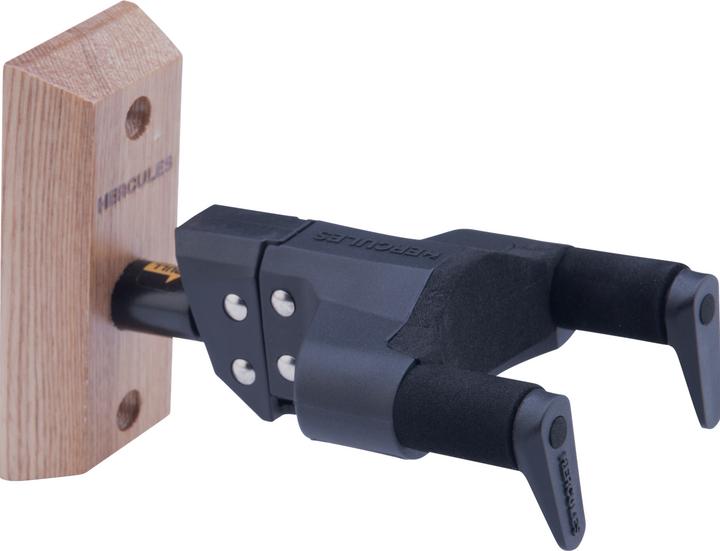Produktbild Hercules USP10WB Ukulelenwandhalter mit Holzplatte natural (Ukulele)