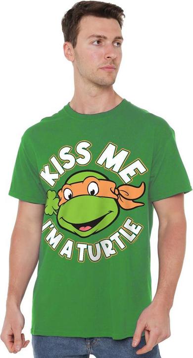 Immagine prodotto Teenage Mutant NT Kiss Me Maglietta Giorno di San Patrizio Uomo (3XL)