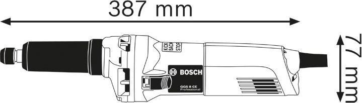 Actual product image Bosch Professional GGS 8 CE (Straight grinder, 420 W)