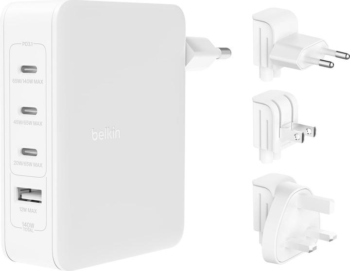 Productafbeelding Belkin Boost Charge Pro 4-Port GaN Charger (140 W)