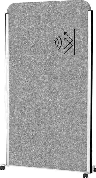Image du produit Maul Cloison acoustique MAULcocoon 9701195 argent 100,0 x 182,0 cm (180 x 100 cm)