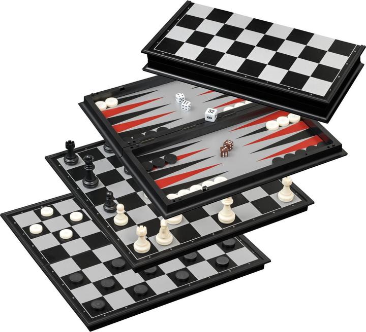 Philos Schach-Backgammon-Dame-Set