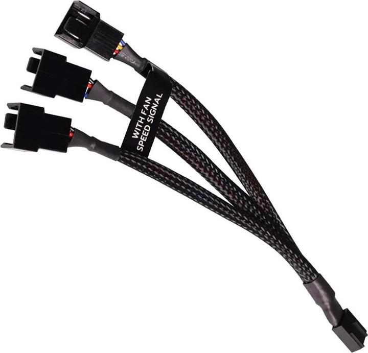 Alphacool LK Y-splitter 4-polig naar 3x 4-polig PWM 15cm