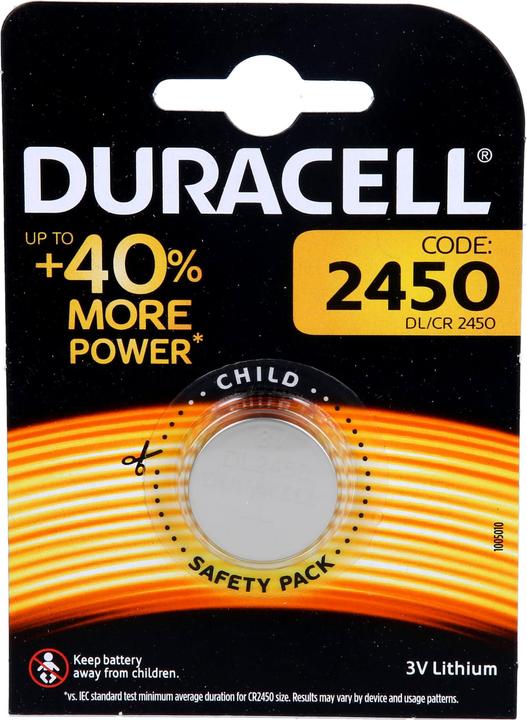 Actual product image Duracell Battery Lithium CR-DL2450, 1 pc.