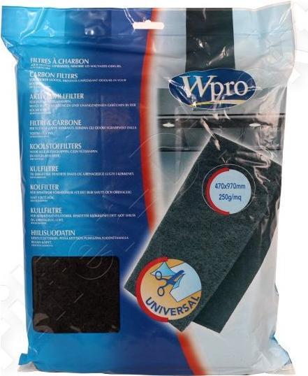 Productafbeelding WPRO UCF017 - Accessoires voor afzuigkappen/ Actief koolstoffilter/ Universeel/ Kan op maat worden