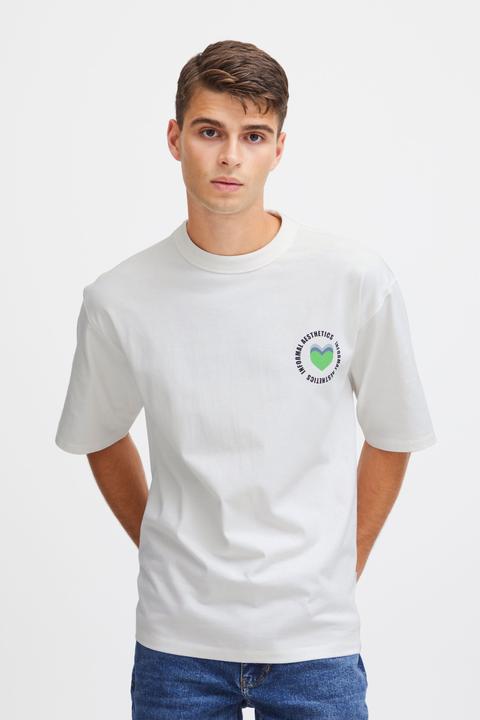 Actual product image Casual Friday CFTue relaxed fit tee with chest print 20505006 (S)