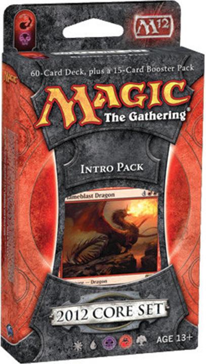 Produktbild Magic the Gathering Magic 2012 Hauptset - Intro Pack - Blood and Fire (Red/Black) - EN (Englisch, Booster Pack)