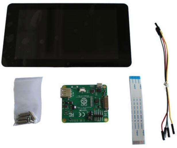 Actual product image Raspberry Pi 7" touch screen