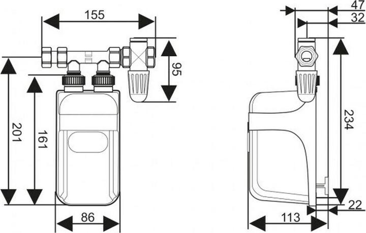 Image du produit Dafi Chauffe-eau 9 0 kW sans batterie (400V)