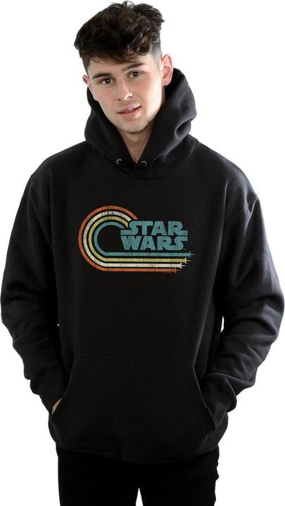 Star Wars Retro Wave Logo Kapuzenpullover (XXL)