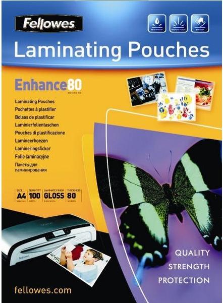 Actual product image Fellowes Enhance 80 (A5, 25 Piece, 80 µm)