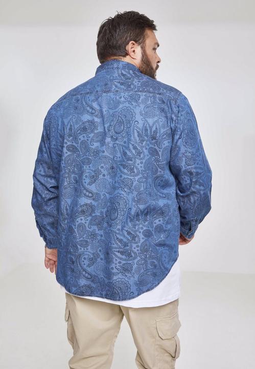 Immagine prodotto Urban Classics Camicia di jeans stampata Paisley (S)