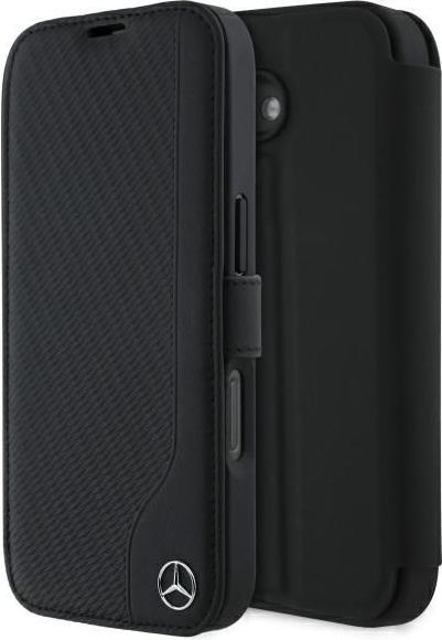 Immagine prodotto Mercedes MEBKP16S23RBGVK iPhone 16 6.1" czarny/nero Pelle imitazione legno (Apple iPhone 16)