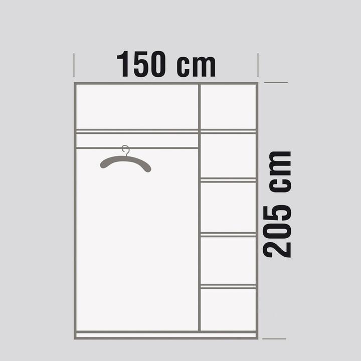 Image du produit So'home Mayor (150 x 56.5 x 205 cm)