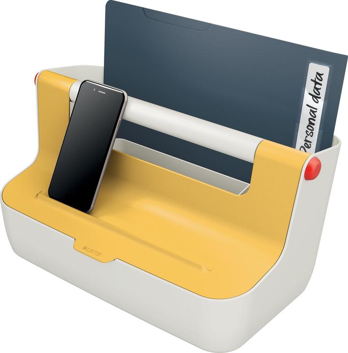 Image du produit Leitz Boîte de rangement Cosy Mobile Jaune (37 x 21.5 x 19.5 cm, 12 l)