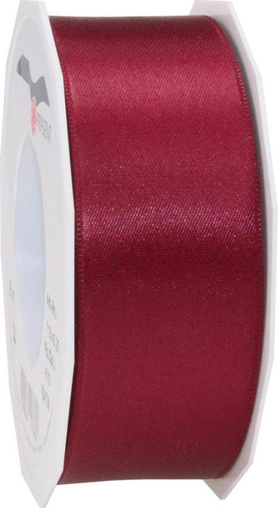 Produktbild Pattberg Geschenkband Satin 40mmx25m bordeaux, Satinband aufgewickelt (Geschenkband)