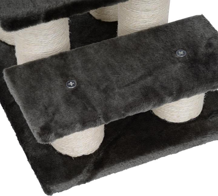Produktbild PawHut Katzentreppe mit 3 Stufen (34 cm, Grau)