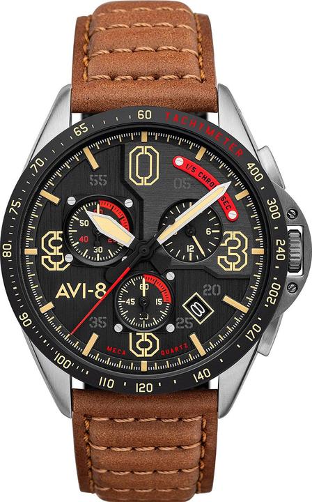 Immagine prodotto AVI-8 AV-4077-02 P-51 Mustang Cronografo 43mm 5ATM (Cronografo, 43 mm)