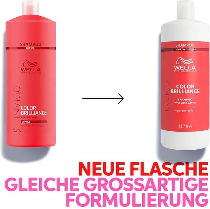 Immagine prodotto Wella INVIGO Color Brilliance Shampoo Coarse (1000 ml, Shampoo liquido)