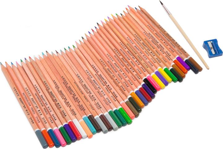 Produktbild VBS Aquarellstifte, 36 Farben, in Metallbox (Multi, 36 x)